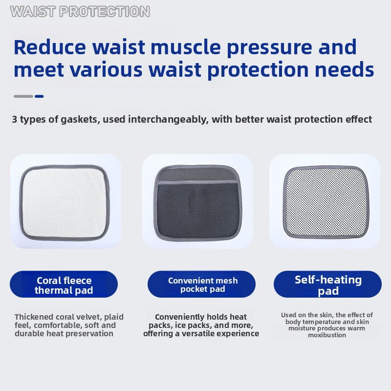 Adjustable Lumbar Support Waist Belt